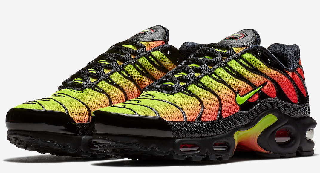 Orange and yellow nike air max plus shop