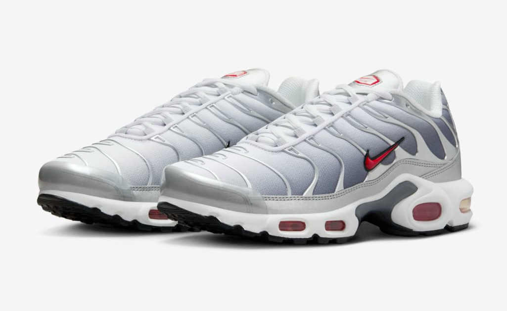 Nike Air Max Plus Turns Heads in Silver Red CrepProtect UK