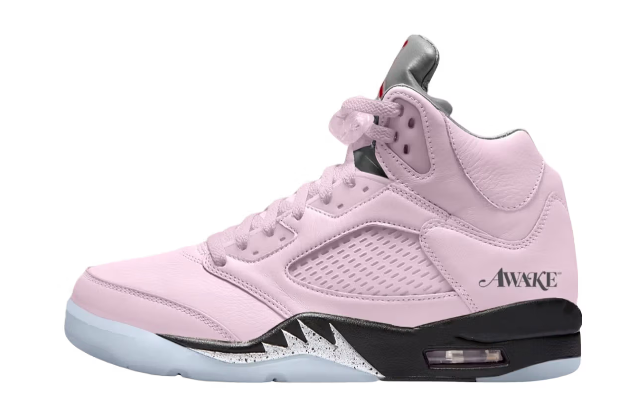 Grey and pink jordan 5 shop