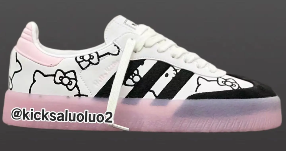 A Sneak Peek at the Hello Kitty x adidas Samba – CrepProtect UK