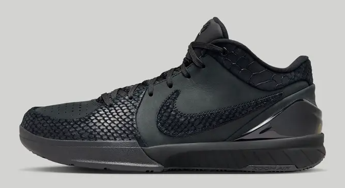 kobe 4 all black